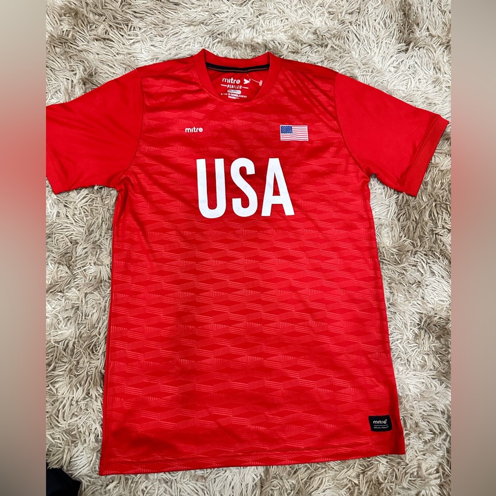Nike Red USA Sports Jersey